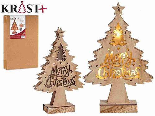 91645 ARVORE NATAL MADEIRA C/LUZ
