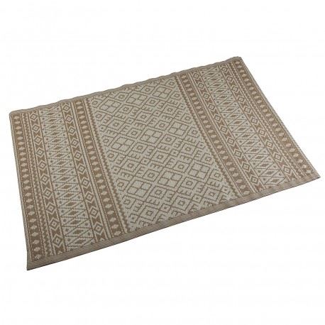 17370396 CARPETE BEGE 180X120X1CM Polipropileno