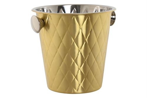 PC-214620 REFRIGERADOR INOX 12X12X18 GARRAFA MATE DOURADO