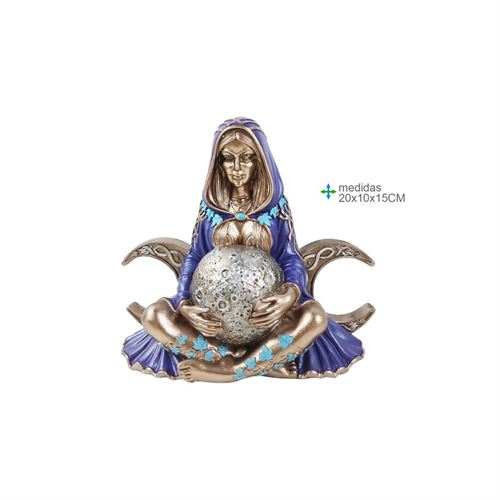 MR-78737 MÃE TERRA RESINA 20x10x15cm