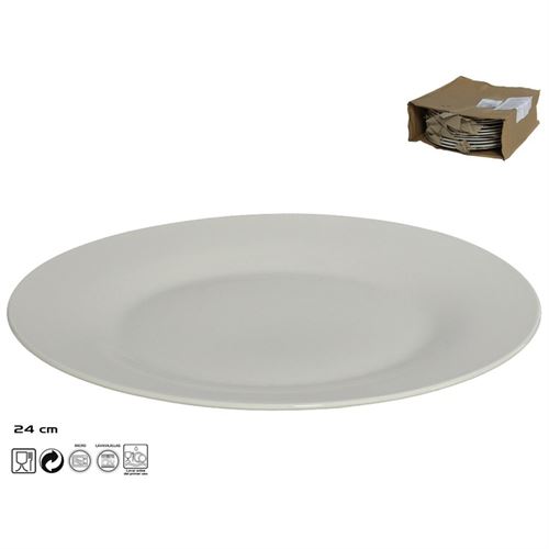 133935 PRATO RASO REDONDO 23CM