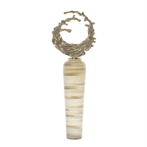 32855 POTE VIDRO ALUMINIO HAPTON C 33,50 L 16,00 A 100,00