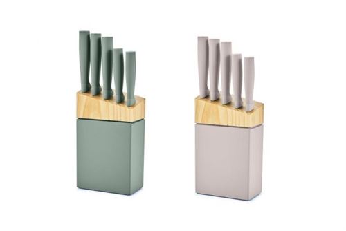 PC-194375 SET 6 FACAS INOX P/COZINHA 2MOD