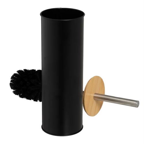 805208 PIAÇA METAL-BAMBU PRETO 9,50 X 9,50 X 38 CM
