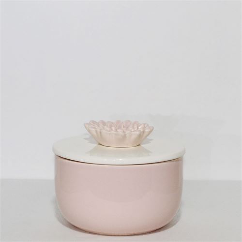 Z63C CAIXA CERAMICA ROSA 14CM