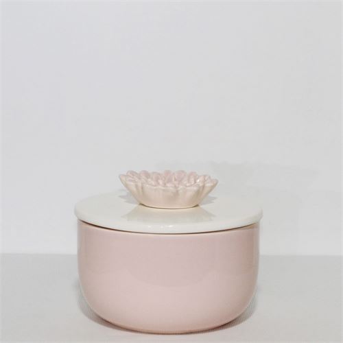 CAIXA CERAMICA ROSA 14CM