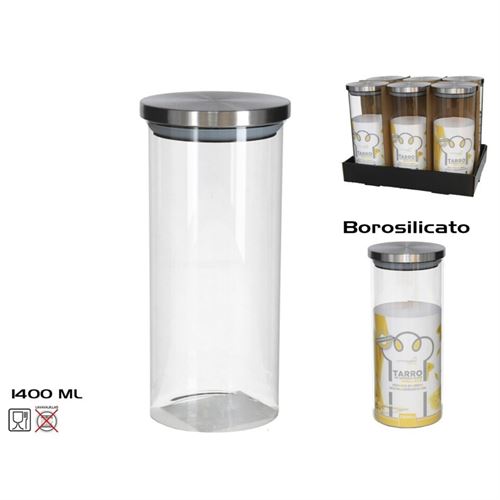 261560 FRASCO BOROSILICATO 1400ML TAMPA METAL