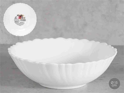 93386 TAÇA CLASSICO ONDAS OPAL 15CM