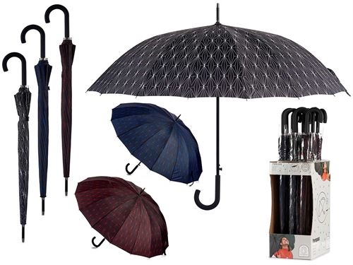 05885 CHAPEU CHUVA 16 VARETAS 3 CORES