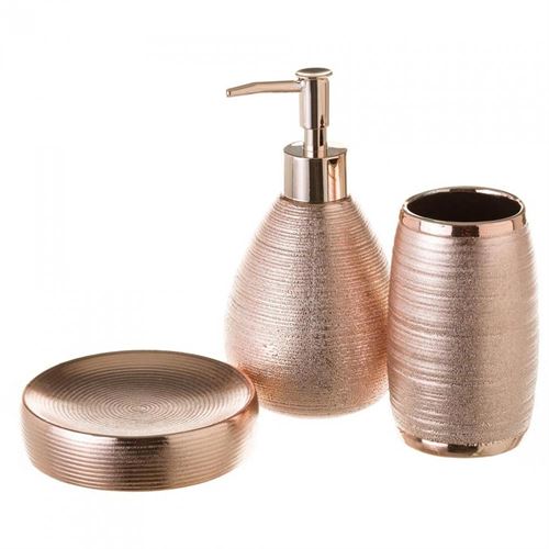 CONJUNTO WC CERAMICA DOURADO 9,4x9,4x17,4CM