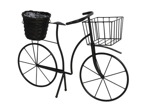037134 BICICLETA METAL COM VASO 53X18X36