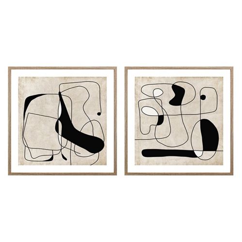 209241 QUADRO JOAN 60X60X2,5CM 2 ST.