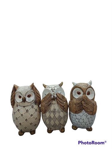 10421560 CJ 3 MOCHOS RESINA 7X12X7CM