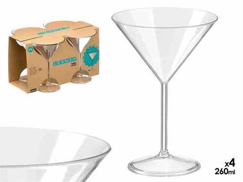 12531 COPO ACRILICO PK4 260ML