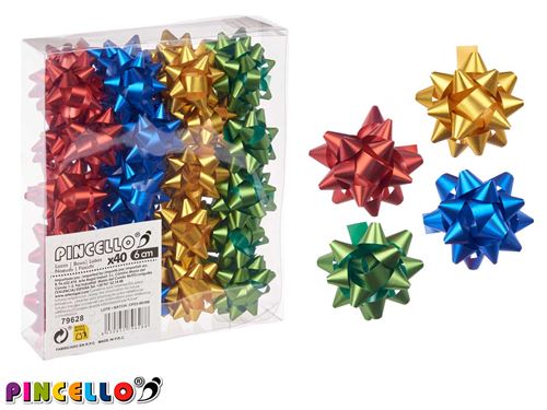 79628 CONJUNTO 40 LAÇOS FOSCO 6CM