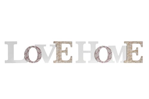 DH-196637 DECORACAO MDF 37X2X12 HOME LOVE 2 SORT.
