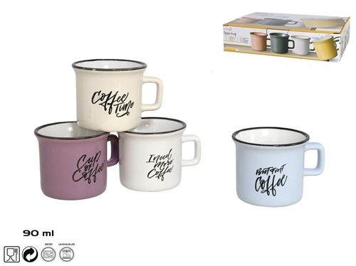 CANECA CERAMICA 90ML