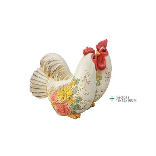 GR-76237 GALINHA RESINA PORTUGUESA 19x13x16cm