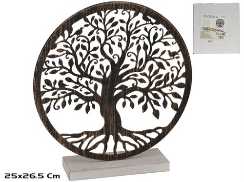 421735 BASE MANDALA 25X6,5X26,5 CM