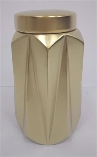 103931299 POTE DEZEMBRO DOURADO 12x12x20cm