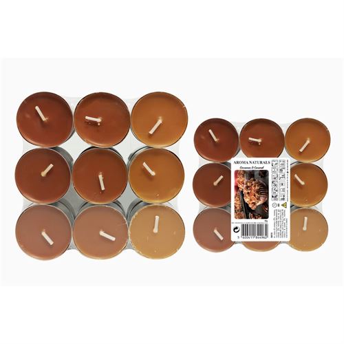 CJ. VELAS PES010-18 CC (S/18PCS)CANELA CARAMELO