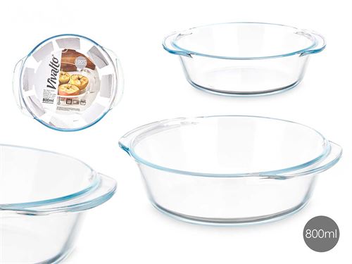 90531 TABULEIRO BOROSILICATO REDONDO ASA 800ML