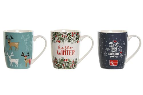 NV-206691 CANECA CERAMICA 8,5X8,5X10,3 360ML 3MOD