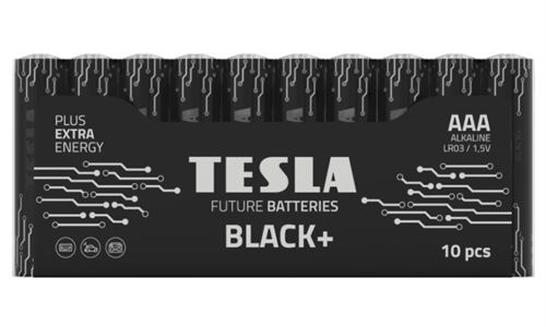 TESLA PILHA BLACK  AAA (LR03) PK-10 ALKALINA