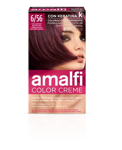 AMALFI COLOR CREME TINTA 6/56 VERMELHO GRANA