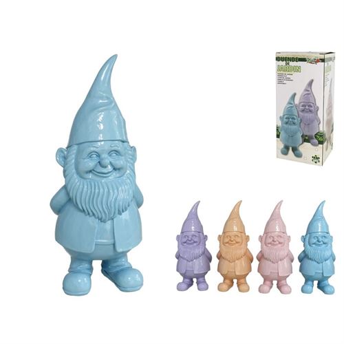 134697 DUENDE DE JARDIM 30X12,5X11,7CM 4 SORTIDOS