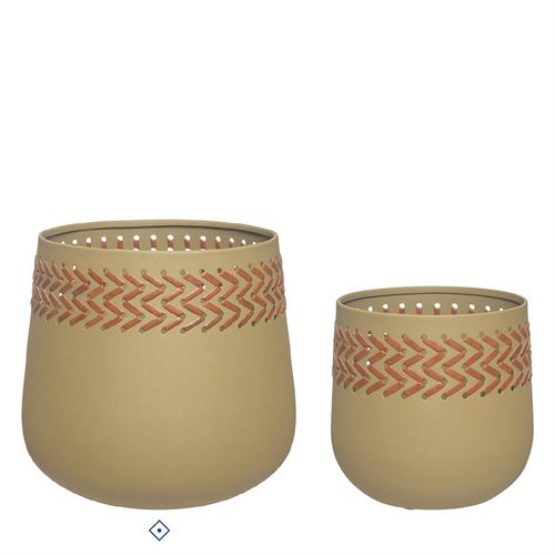 88795 VASO METAL C 21,00 L 21,00 A 23,00