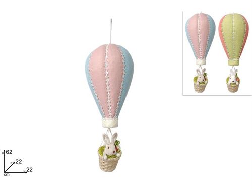 30792 COELHO BALAO 62CM 2CORES