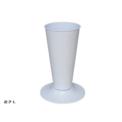 192284 VASO CÔNICO PLÁSTICO 2,7L BRANCO
