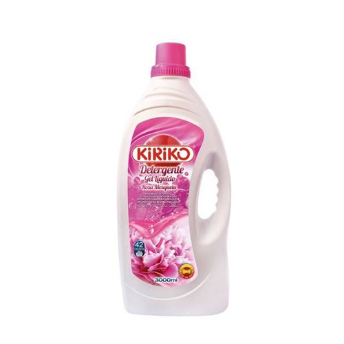 DETERGENTE LIQUIDO ROSA MOSQUETA 3LT KIRIKO 