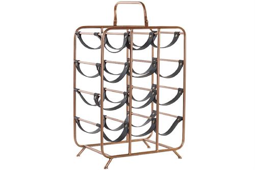 MB-186438 GARRAFEIRA METAL 25,5X23,5X95 DOURADO