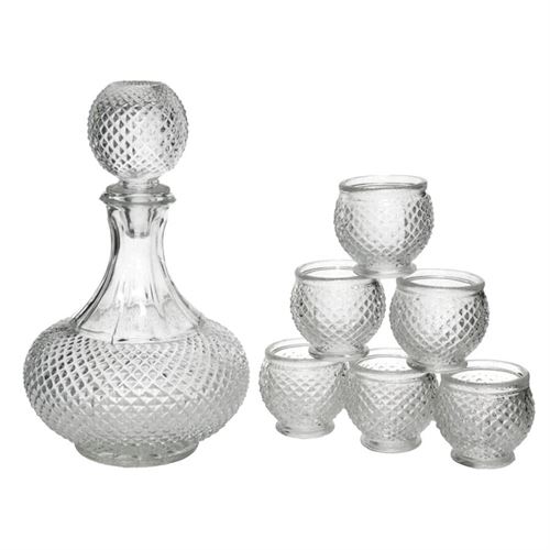 417226 GRAFFA E COPOS 7 PCS DIAMANTES