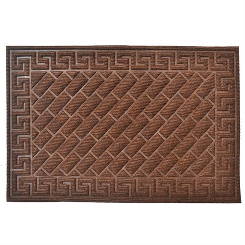 23690 TAPETES DE PORTA PP 40X60CM PBJ02024 BROWN