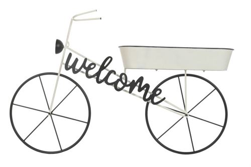 MB-224166 EXPOSITOR METAL 105X18X70 BICICLETA BRANCA