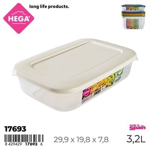 17693 CAIXA PLASTICA RET. GOLDEN LINE Nº7 3,2LT
