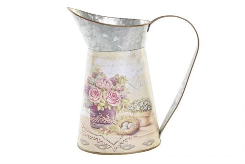 LD-194567 REGADOR METAL 23X13X26 LOVE ROSA