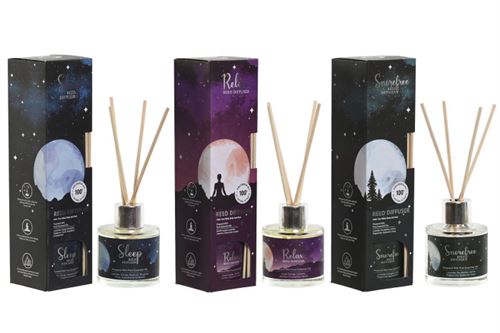 DA-212916 AMBIENTADOR MIKADO VIDRO 5X5X20 50ML 3MOD