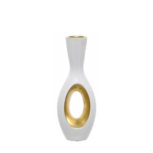 28306 JARRA CERÂMICA GOLD SPRING 30CM