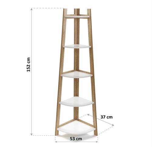 MOVEL WC 5 PRATELEIRAS MDF 53X37x152CM