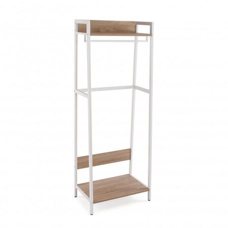21300075 ESTANTE MADEIRA MDF/METAL PVC 64X40X169CM