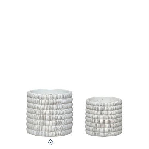 45278 VASO DECORATIVO CIMENTO  C 14,50 L 14,50 A 12,80