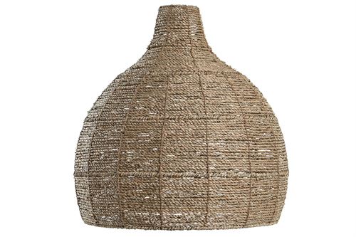 LA-206155 CANDEEIRO TETO SEAGRASS 50X50X50 NATURAL