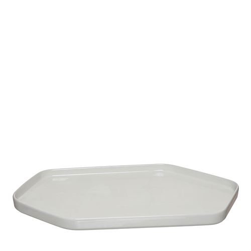 PORCELANA - PRATO GEOMETRIC C 35,70 L 20,40 A 2,00