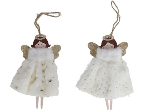 179079 FADA TECIDO LOVE BRANCO 2SORT 15CM