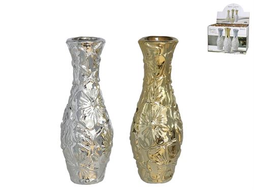 101279 JARRA CERAMICA DECORATIVA 6,5X6,5X18