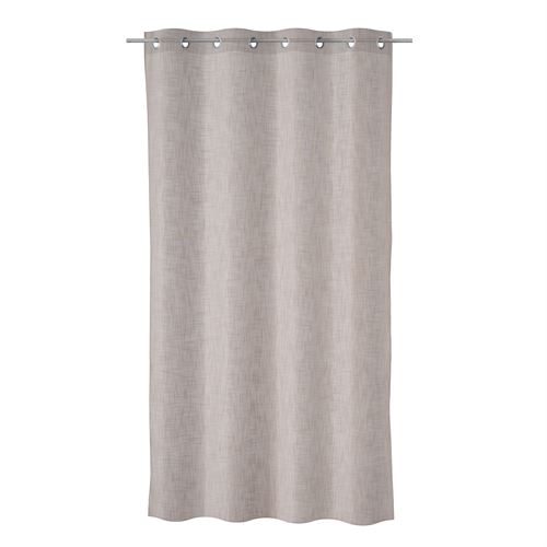 CORTINA FAUX LINEN SLUB ACCENT 140X260 POLIESTER